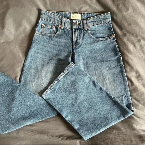 Motel Rocks Low Rise Parallel Jeans - Picture 2 of 4